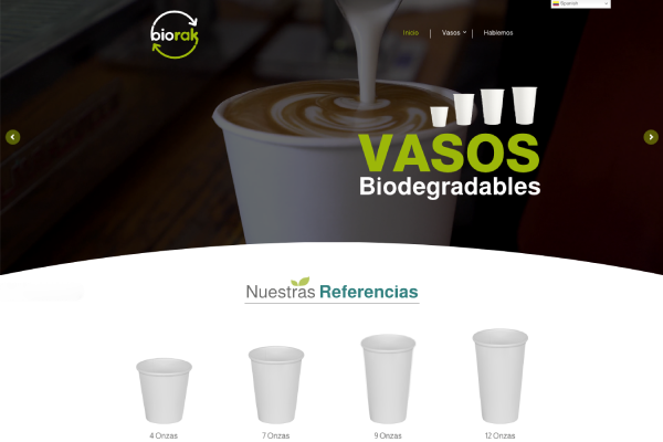 Diseño web Biorak